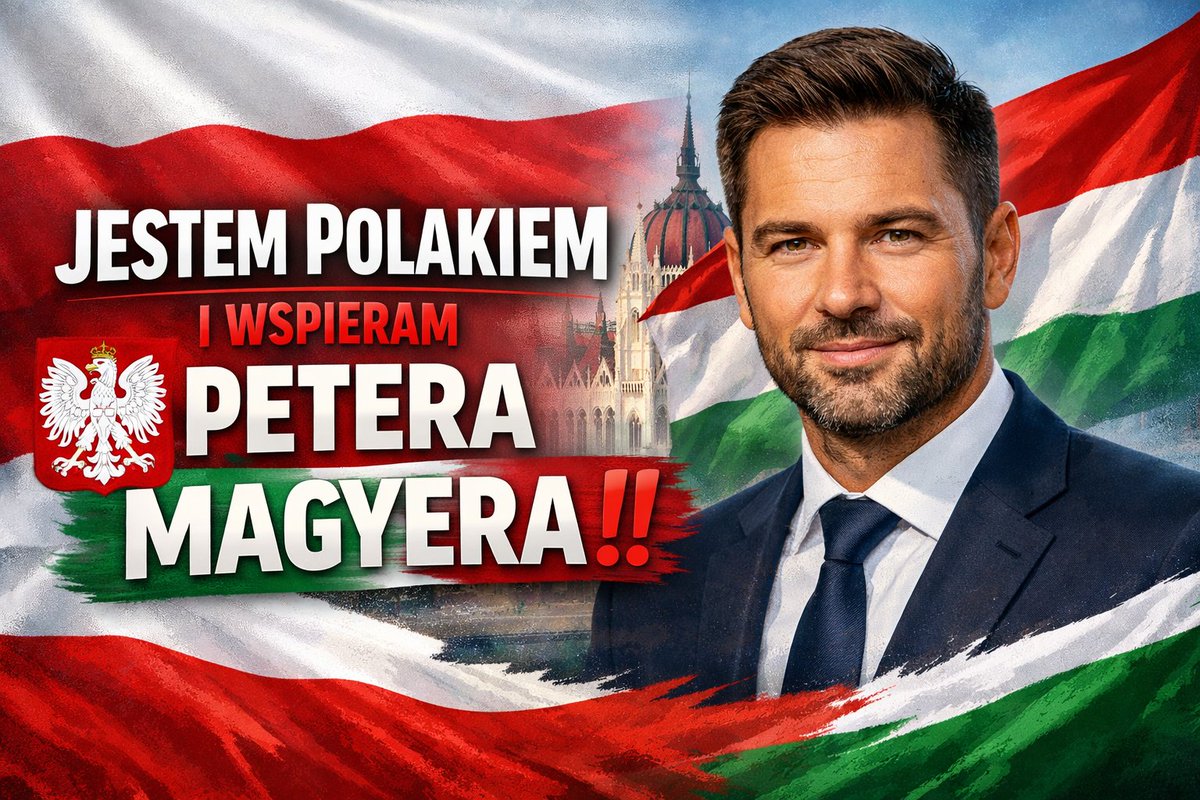 Jestem Polakiem 🇵🇱 i wspieram Petera Magyera🇭🇺‼️

A Wy❓️

Dajcie lajka👍 i udostępnijcie ‼️