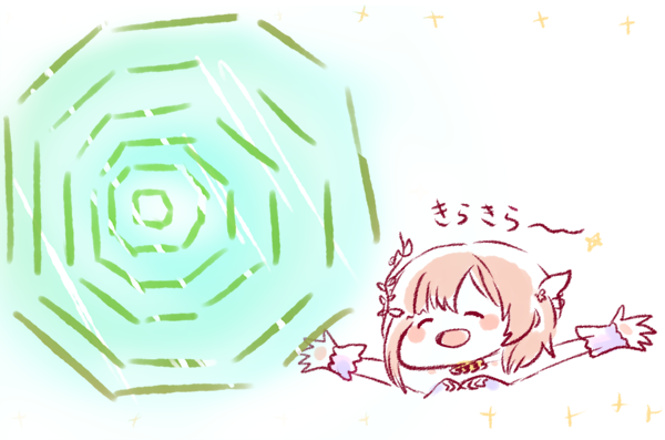 新しい人ガチャで突如彗星の如く現れてくだすったプリンセスろろなちゃんのシールド強くてビックリしちゃった！おかげさまでシーズン２のれすなちゃんゲットミッションクリアできたよ有難うーーー！