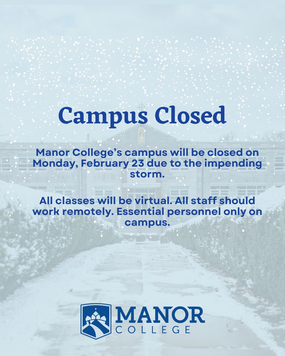 Manor College tweet media