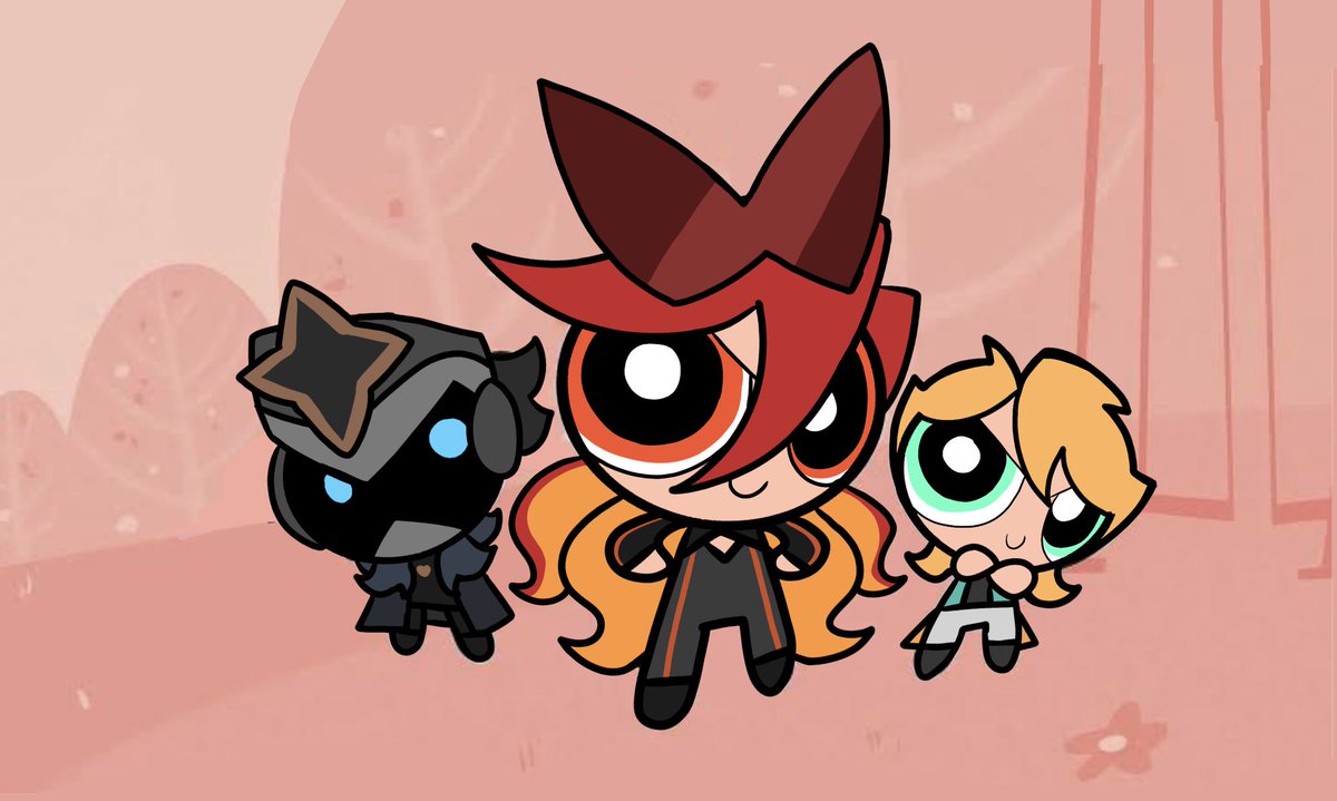 But more importantly, they're the powerpuff girls.
#Mavuika #Varka #Capitano