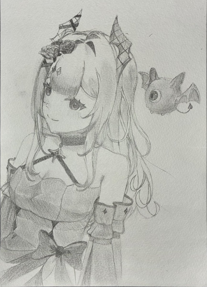 すっっごく美しく描いてくれてしかも創作で！！！ありがと