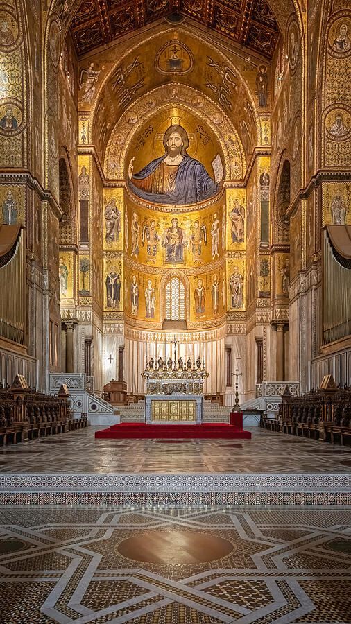 joancarroll's tweet image. Monreale Cathedral Altar Palermo Sicily! buff.ly/3xM0W13 #monreale #cathedral #palermo #sicily #italy #church #altar #basilica #unesco @joancarroll