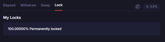 2 SOL locked into the VISION/SOL liquidity pool on Meteora.

Permanently locked. No unlock. No rug.

LP grows with <a href="/BagsApp/">BAGS</a> - 1 SOL added for every $500 in earnings. Community voted, community delivered.

Thin now. Thicker with every milestone.

Verify on-chain: