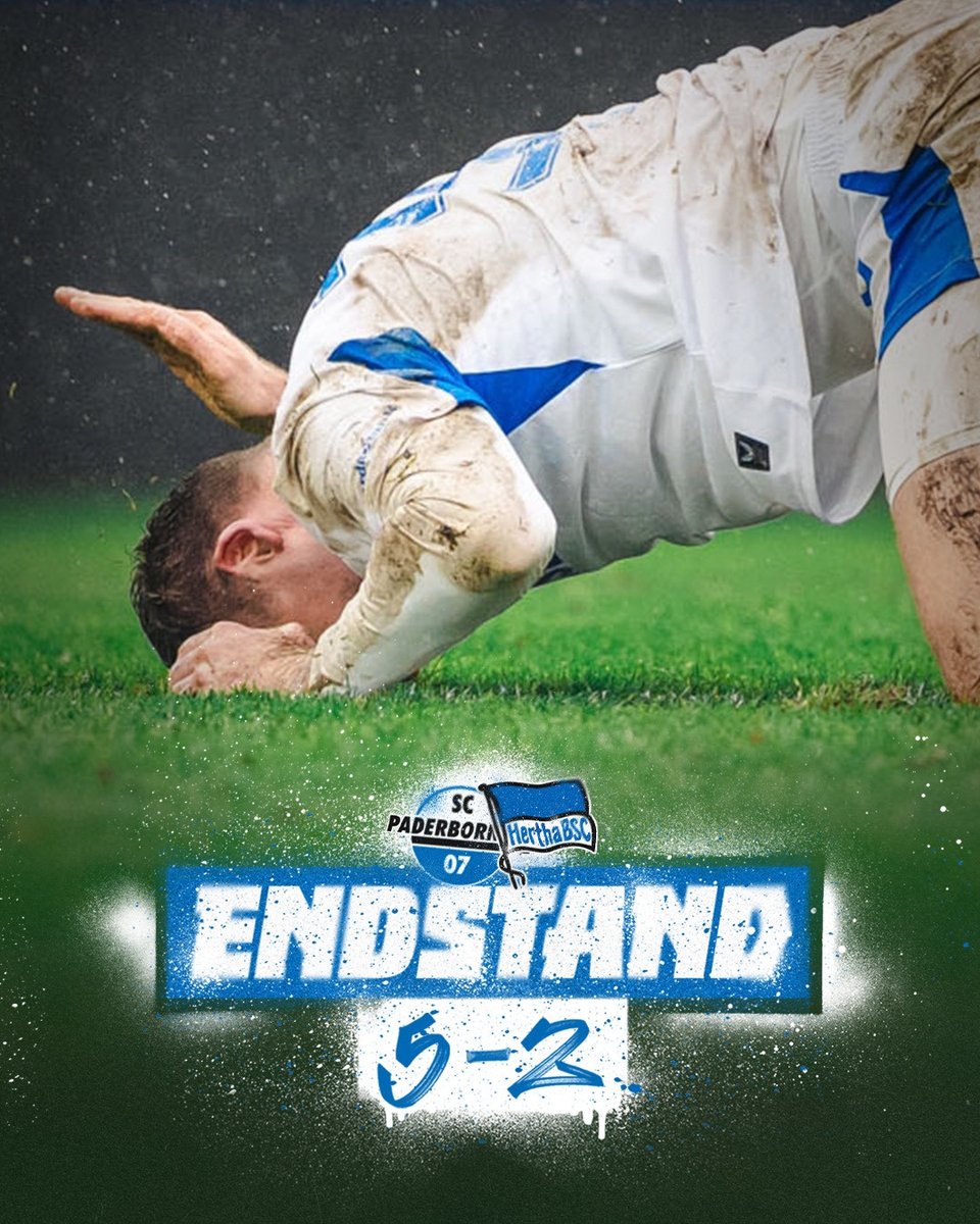 FT at #SCPBSC. 5-2

My Hertha Berlin was cosplaying Napoleon and thought they can conquer Paderborn/Russia easily. It ended in shameful defeat.

I have no nice words left, about this steaming pile of poo, where we're knee deep in Delulu-Land and I can't take it anymore. #HaHoHe
