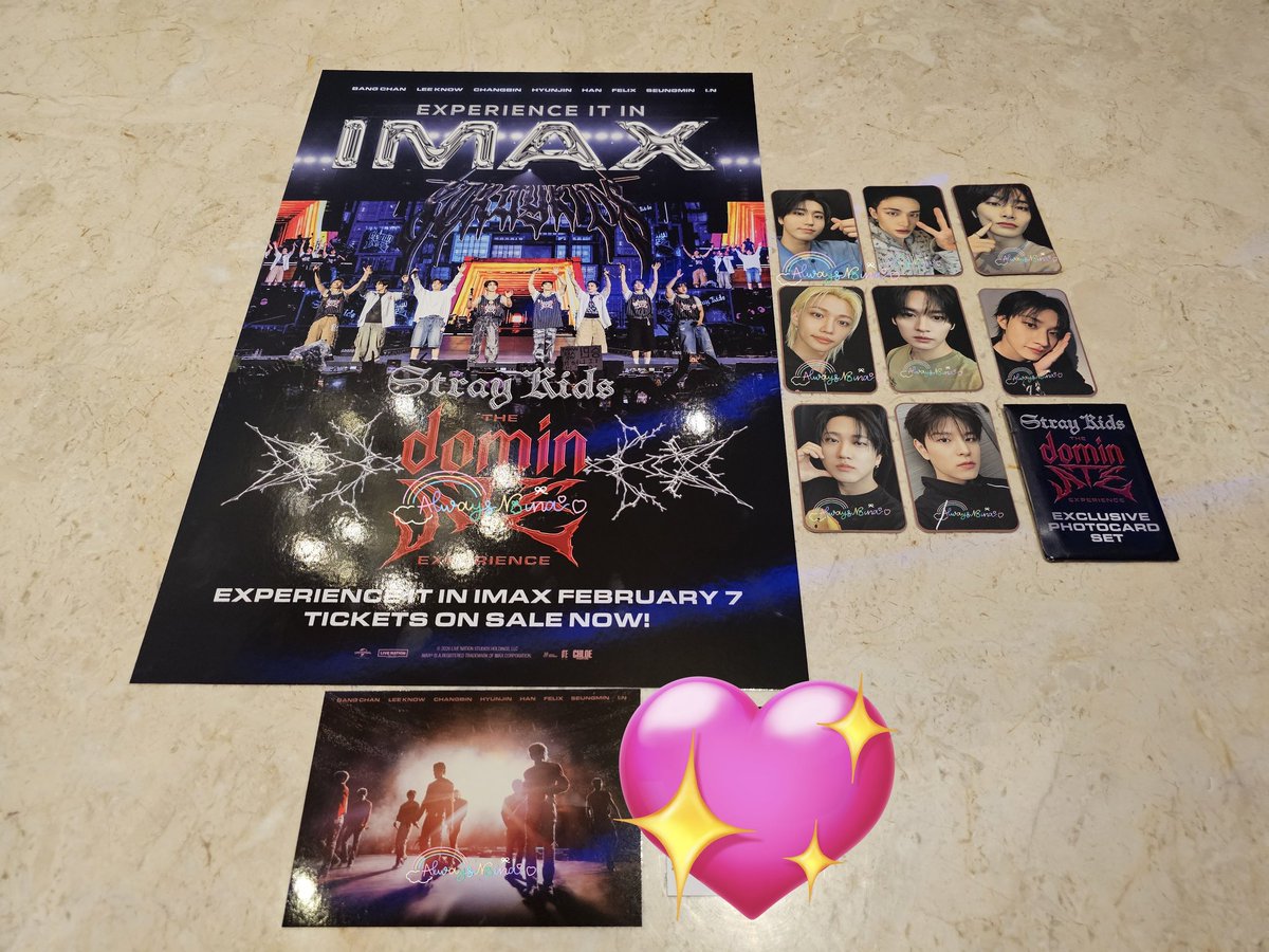 RoseQuatz4869's tweet photo. ขายทั้งเซต dominATE experience รอบ IMAX ค่า ❤️✨️

250 บาท รวมส่งลทบ.ค่ะ 📮

- โปส (เราม้วนแล้ว ขอคนรับได้นะคะ 🥹)
- โปสการ์ด
- การ์ดเมมเบอร์ 8 ใบ

📮 นัดรับได้ที่สยาม หรือตามแนว bts ค่า 

#ตลาดนัดstraykids
#ตลาดนัดเด็กหลง 
#TheDominAteExperience
#StrayKids 
#ตลาดนัดstay https://t.co/e1Gh6WvtKl