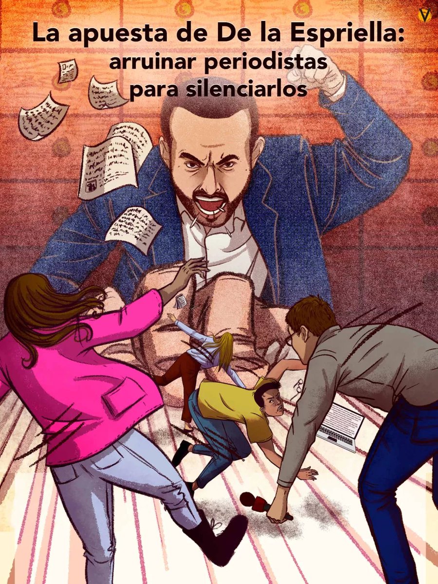 "Inelegible Abelardo de la Espriella, por peligroso e impreparado y, además, porque de llegar a ganar, muchos seríamos los amenazados y perseguidos en su gobierno. 
Con él se iniciaría una diáspora gigantesca. 
Su tramposo discurso de que respetará el periodismo “independiente”