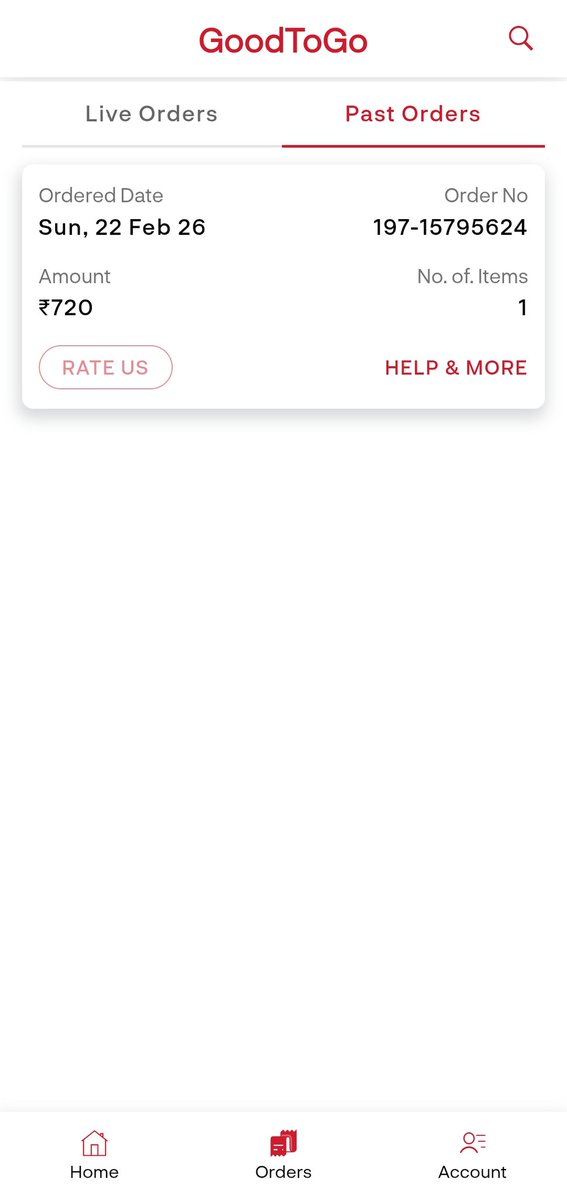 parampreet2908's tweet photo. @GoodToGoStore Pathetic experience with the Good To Go app. My 500g Surmai order was never delivered, no response on WhatsApp support, and the order status remained stuck.
Cancelled after long wait — still no refund update. Process my refund ASAP. Never using this app again. https://t.co/iUw1dhMqX2