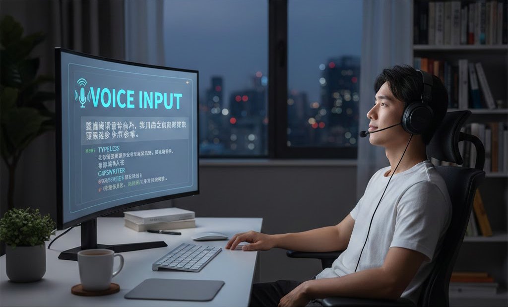 桌面端语音输入，我用了之后发现确实能省不少事。从手机上说起。

手机上用语音输入，主要是为了手指不累。但奇怪的是，我用了很久手机语音输入，却一直没想过在电脑上也这么干。好像默认电脑就是该用键盘的，这个想法挺死板的。

后来有人推荐