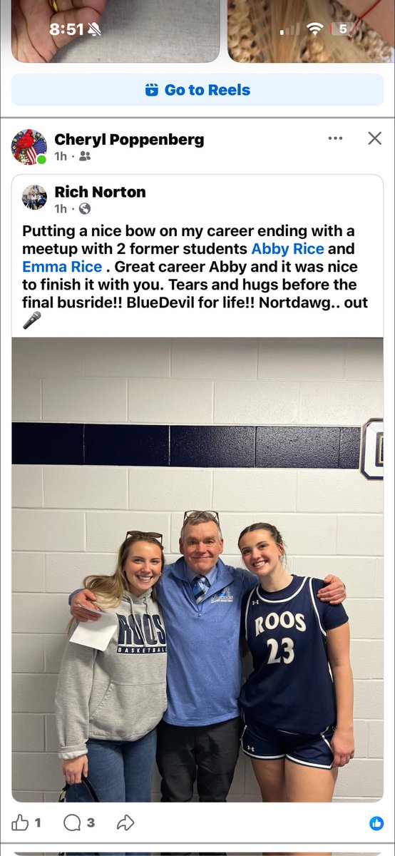 krice1930's tweet photo. Always a class act!  A coach who never loses sight of the fact that influence and impact goes way beyond wins and losses. SUNY Fredonia women's bball program and the young women that played there all benefitted from the dedication and love you brought to that position. https://t.co/U2otqQ0gBP