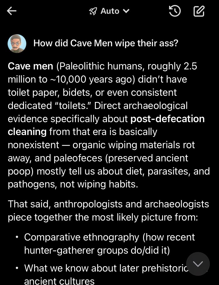 This Grok thing answers questions I’ve been pondering for years.