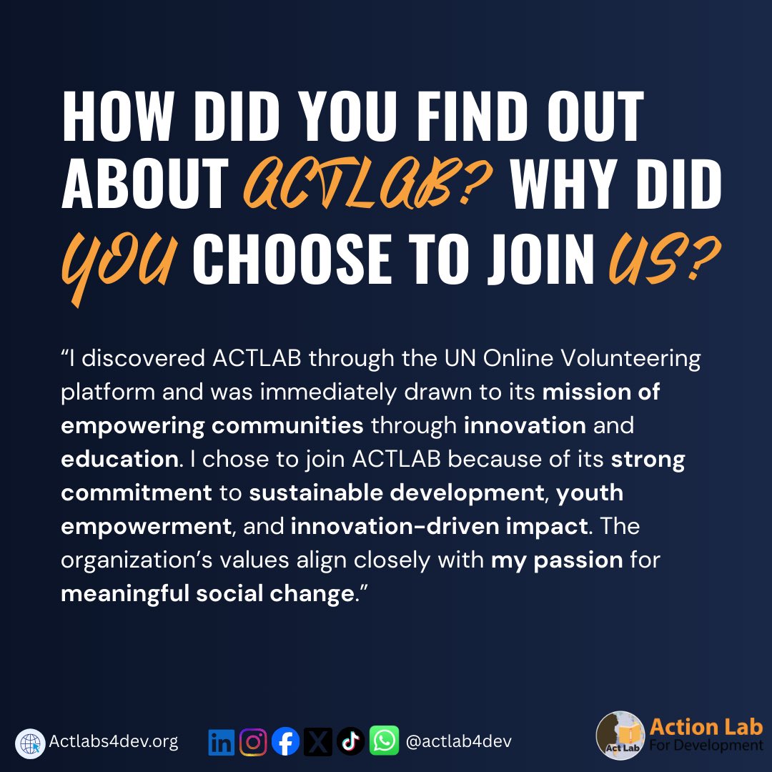 Action Lab for Development tweet media