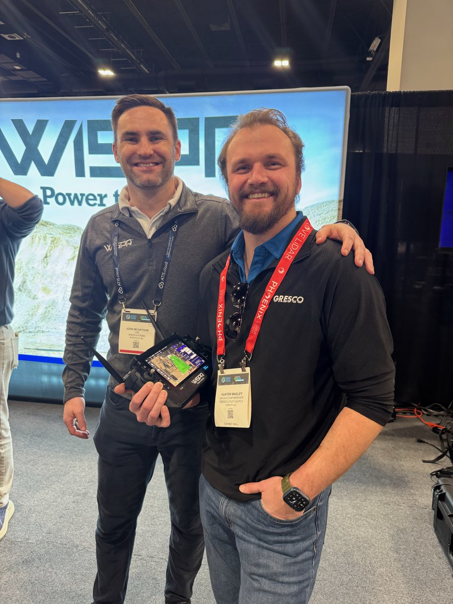 GrescoUas's tweet photo. Great conversations were had at #GeoWeek2026 ! 

We met with teams that want to connect drone and robotics inspection data with GIS, CAD, and digital twin platforms. Looking forward to next year.  

#GeoWeek #GIS #DigitalTwins #RealityCapture #Infrastructure #WISPR #ArcSky https://t.co/66IqCqacWY