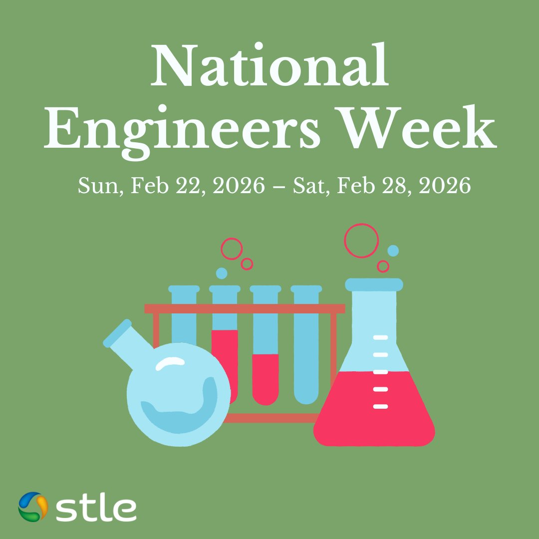STLE_Tribology's tweet image. Happy National Engineers Week!

This week, STLE celebrates the engineers who design, test, innovate, and solve the challenges that keep industry moving.

#NationalEngineersWeek #STLE #Tribology #Lubrication