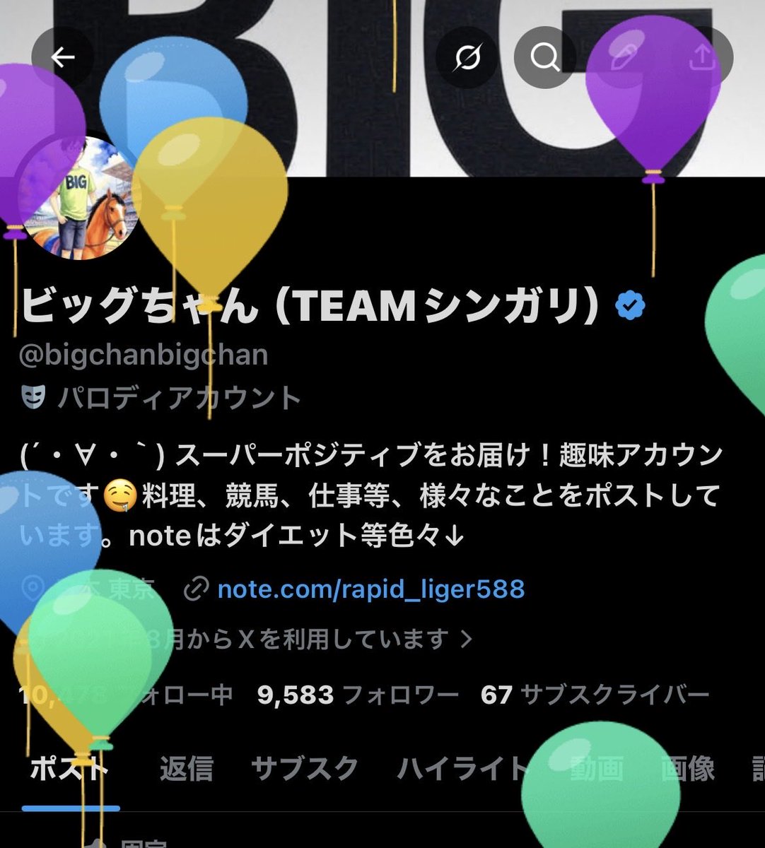 ビッグちゃん(TEAMシンガリ) tweet media
