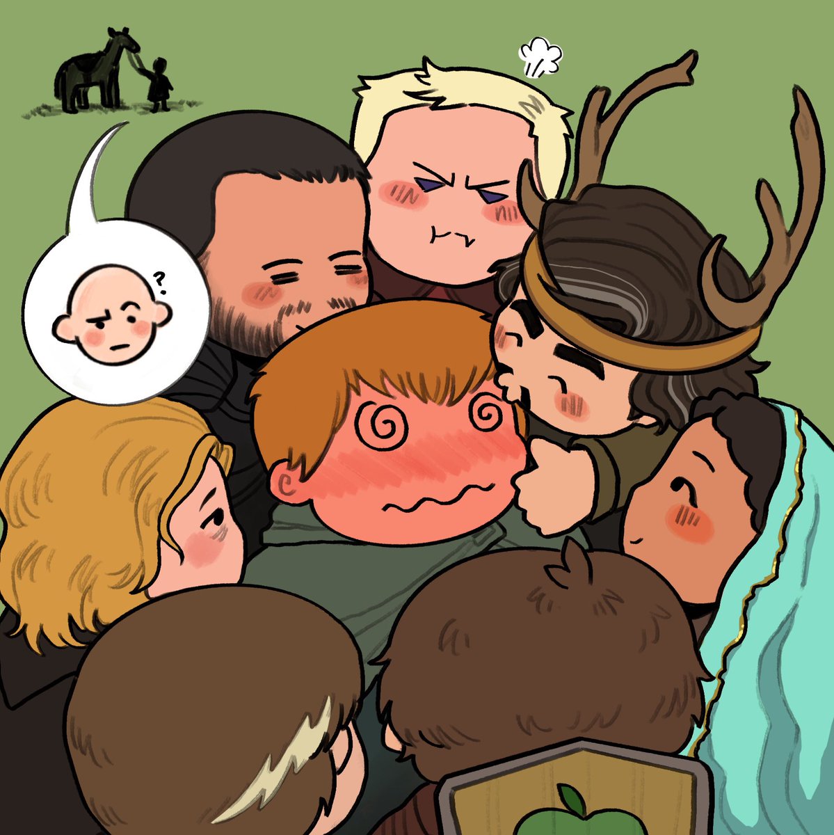 happy (sad 💔) #AKOTSK finale day <3 everybody wants a piece of ser duncan the tall