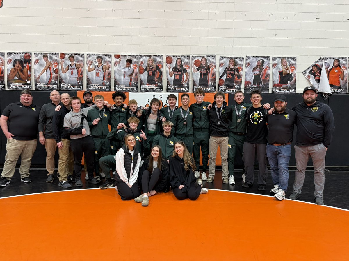 LM_Athletics's tweet photo. Big Weekend for LMHS Wrestling at the Boys ECC Championship. They placed  2nd overall. https://t.co/kxhiEJ8wdJ
