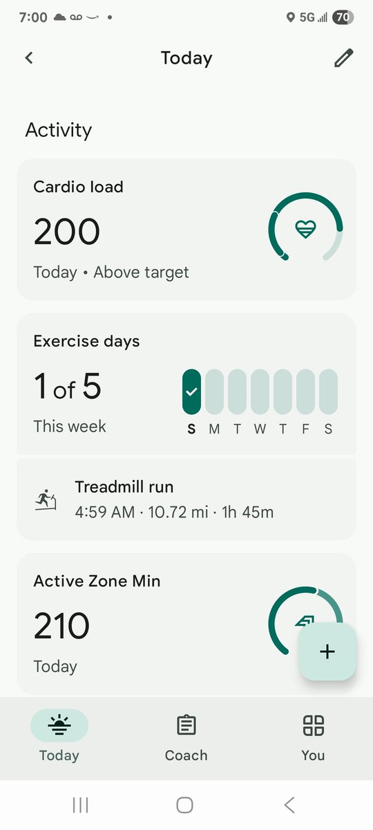 Sunday morning, I get a little more time to push b/c no work. Cold AF and rainy outside, so I had to do the treadmill.

1st 1/2 marathon in 2 months, getting my training dialed.