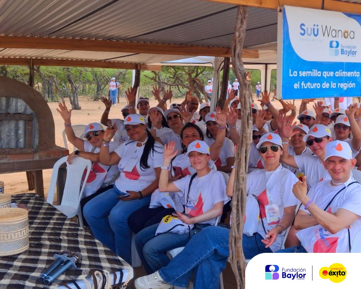 En La Guajira vivimos el verdadero poder de las Góticas 💧. Cajeros y aliados de <a href="/Fundacion_Exito/">Fundación Éxito</a>  vieron cómo cada aporte se transforma en salud, nutrición y bienestar para niñas, niños y familias Wayuu. Cada gotica cuenta. #ConLasGoticasNutrimosVidas