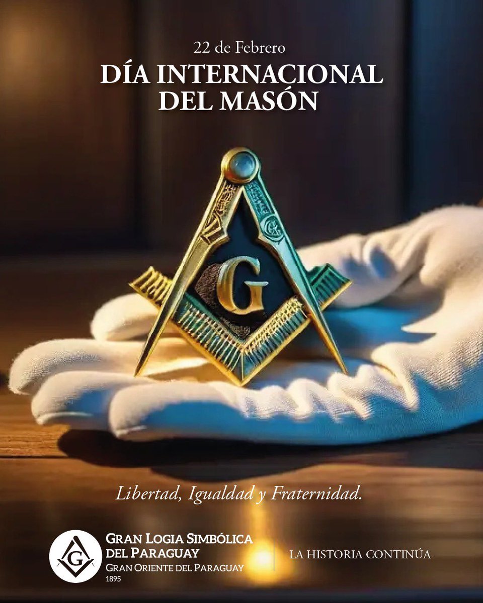 En esta fecha especial rendimos homenaje a todos los hombres que, con discreción y compromiso, trabajan por su perfeccionamiento interior y por el bien de la sociedad.

Ser masón es asumir un camino de disciplina, reflexión y servicio. Es comprometerse con los principios de