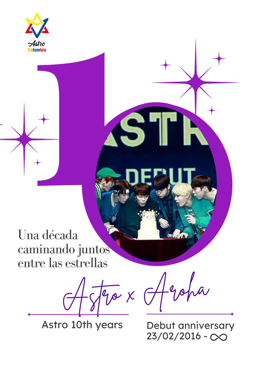 ColombiaAstro's tweet photo. 10 años de luz, sueños y amor compartido.
Creciendo juntos y dejando huellas en el corazón.
Gracias por abrazarnos siempre.
Feliz aniversario, Astro y Aroha💜
#아스트로_10주년_영원히_함께하자 #아스트로 #ASTRO #ASTRO_debut_10th_anniversary https://t.co/l7nFsBKn8Y