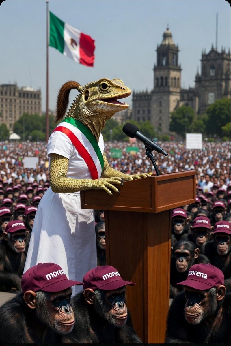 Therian aprende a hablar y se convierte en Presidenta.

😱