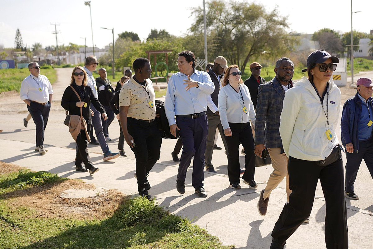 Together with the UN ambassadors, we visited the Gaza Envelope.
We visited the memorial site for the Nova Music Festival, the Nahal Oz base, and Kibbutz Kfar Gaza.

The ambassadors were exposed to the horrors of the October 7 and the stories of heroism of our people.
Whoever