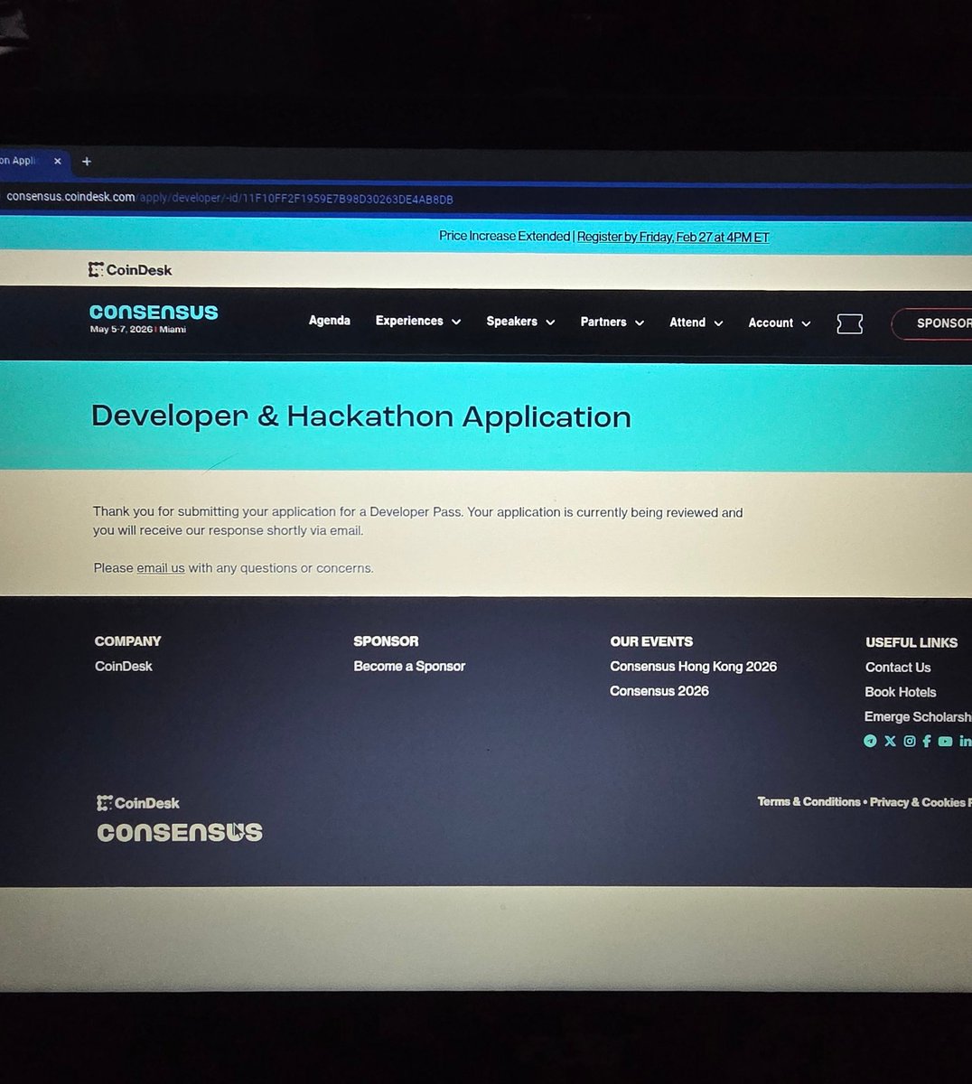 I put in my application to attend <a href="/consensus2026/">#Consensus2026 → Miami</a> guys!!! 

Tell them how much you would like to see the <a href="/Kynolith/">Kynolith Foundry</a> in Miami this year. 

#NFTCommunity #consensus2026 #kynolith #DawG