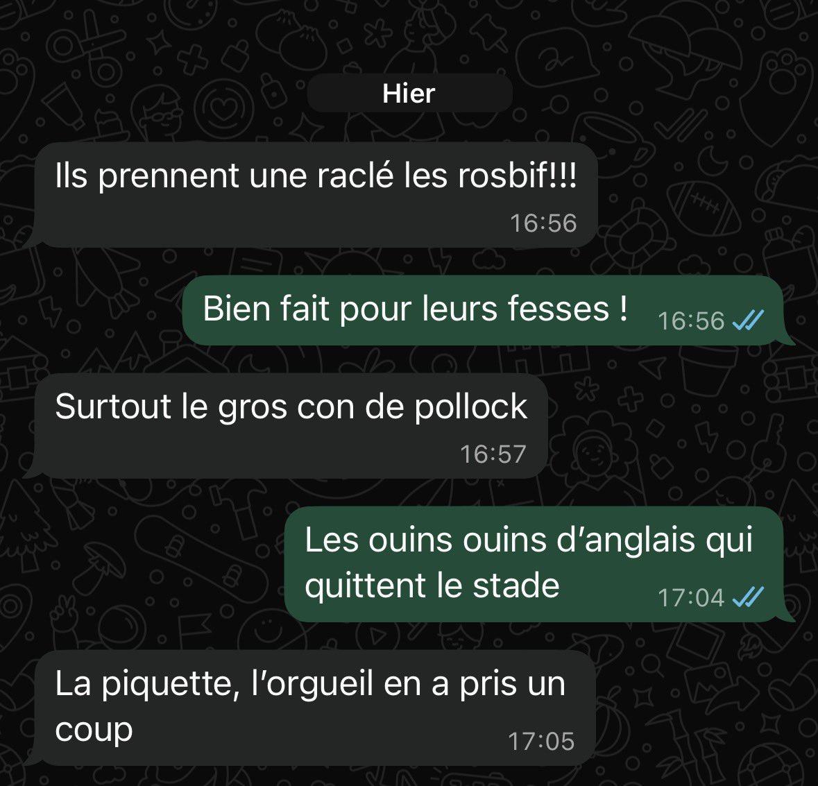 Ma mère a toujours aimé les anglais 🤭
