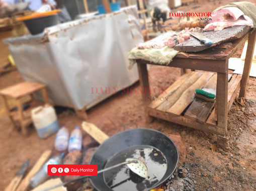 DailyMonitor's tweet photo. PHOTOS: A roadside vendor sells deep-fried, ready-to-eat Nile perch displayed openly, with flies buzzing around it.

Such practices raise serious food safety concerns. 

According to the World Health Organization (WHO), improper handling and exposure of ready-to-eat foods can lead to contamination and pose significant public health risks.

Such practices are common in informal street food settings and increase the likelihood of foodborne illnesses. The photos were taken on February 22 at Nakuwadde, along Ssentema Road in Wakiso District. 

📷 @GabrielBuule