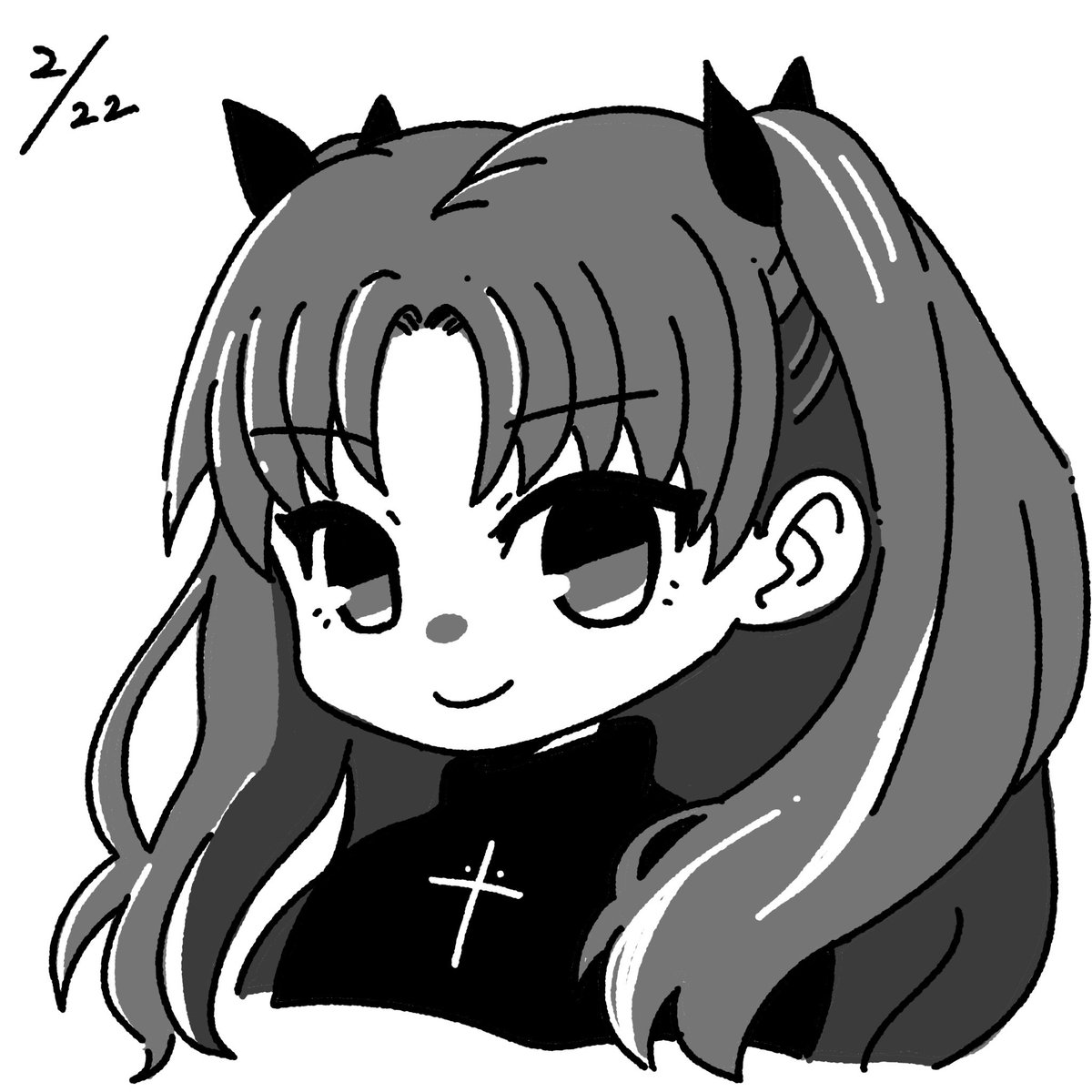 日記用に描いた凛ちゃん💎