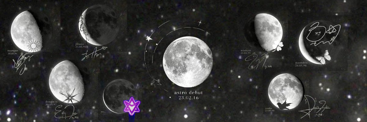 It's always six in a constellation 💜✡️
#아스트로10주년_영원히빛날별들
#10YearsWithASTRO #ASTRO  
#ASTRO_10th_Anniversary