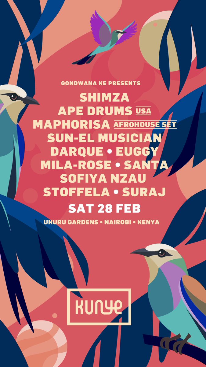 gondwana_Ke's tweet image. The iconic collaboration celebrating African Electronic Music is almost HERE! The return of @kunyerecords @Shimza01 LIVE in the heart of Nairobi 🇰🇪 

28•02•2026 📅 Are You Ready?

🎟️: kunye.hustlesasa.shop

#KunyeKenya #GondwanaKE #AfroHouse