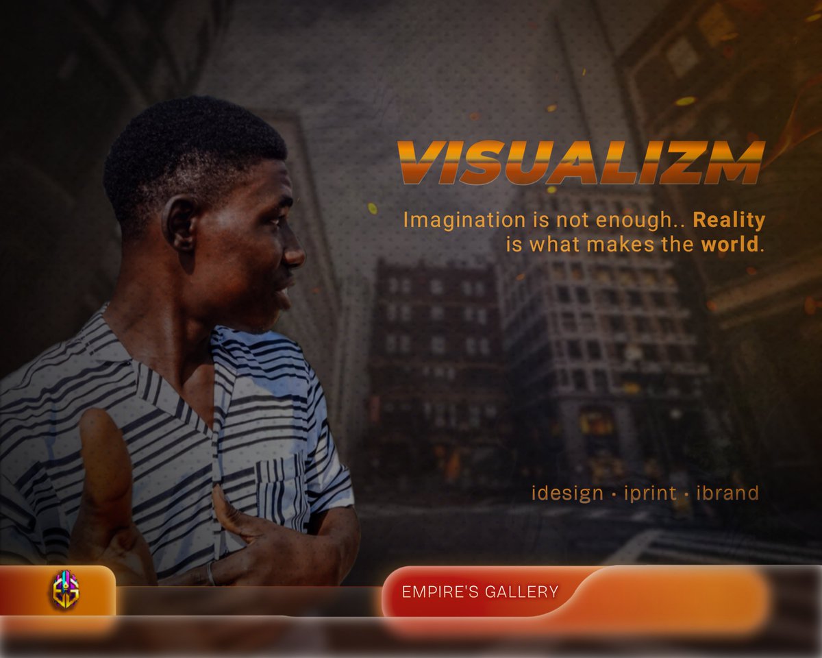 DavidAkinp58509's tweet photo. Hoooold iiiiitt!✊
They say "imagination is the starting point, but reality is where the empire is built." 🏛️🚀

#GraphicDesign #Visualizm #Empire'sGallery #DesignIdentity https://t.co/QotKqxiuCw