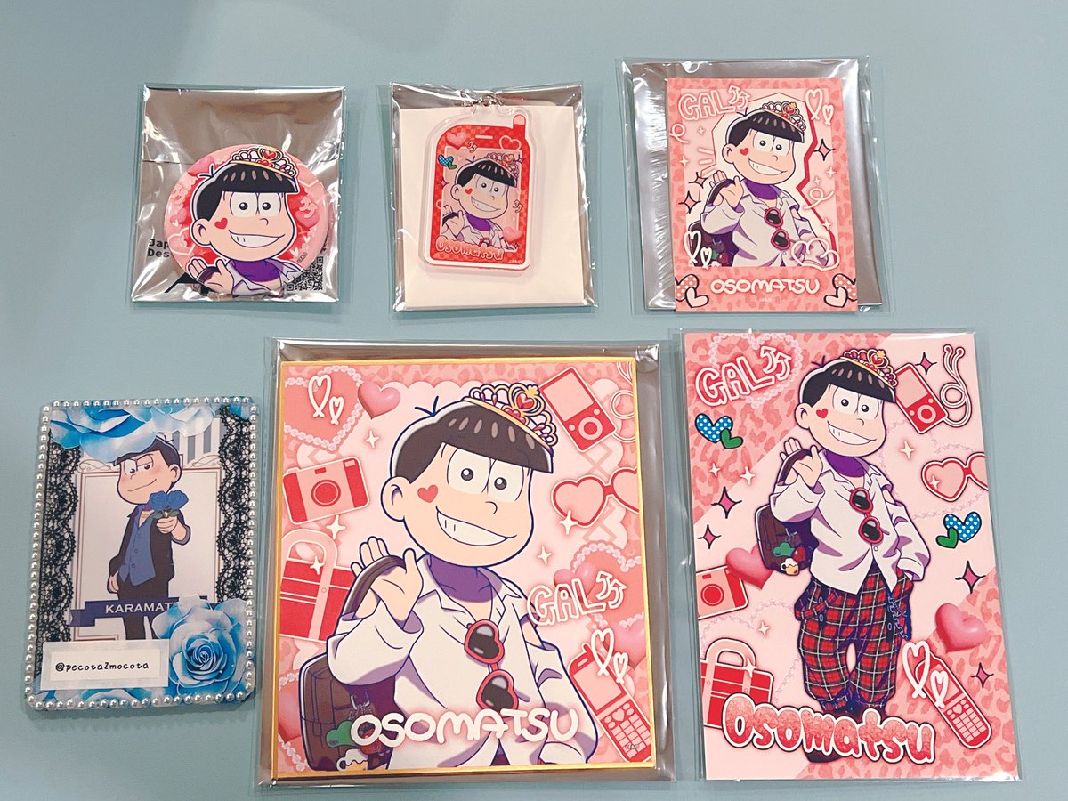 譲渡•交換】おそ松さん アニメイト 10周年 ギャル男 缶バッジ ミニ