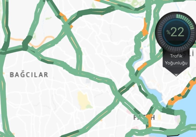 HavaForum's tweet photo. İstanbul'da trafik oranı şaşırtıcı düzeyde %22. Hem de bu saatte... https://t.co/bfR1KrCQXB