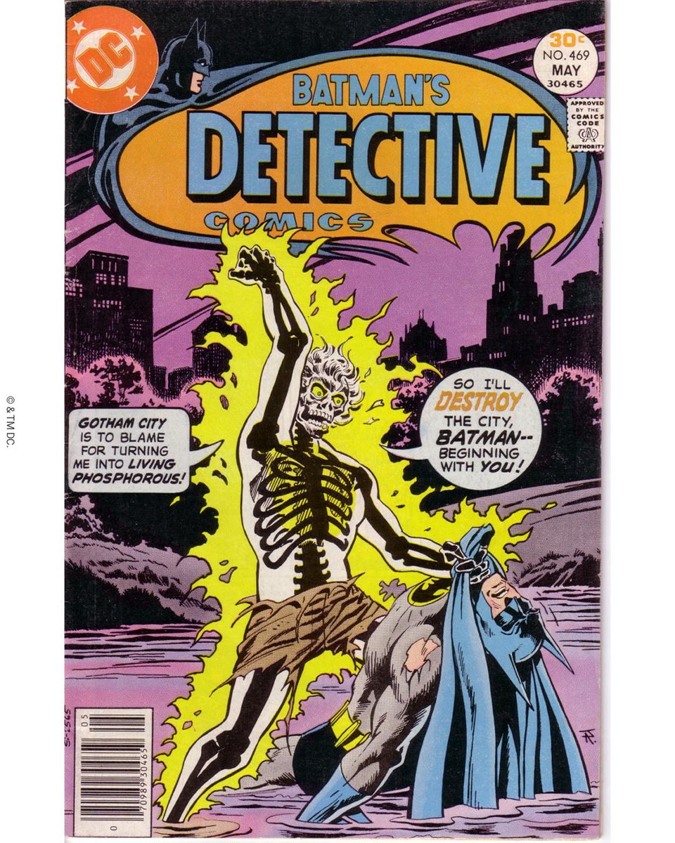 Happy anniversary to Doctor Phosphorus, who went from melting faces on the pages of comic books, to stealing scenes in CREATURE COMMANDOS. And yes, that radioactive charm is courtesy of the great Alan Tudyk. He made his debut in DETECTIVE COMICS #469, written by Steve Englehart,
