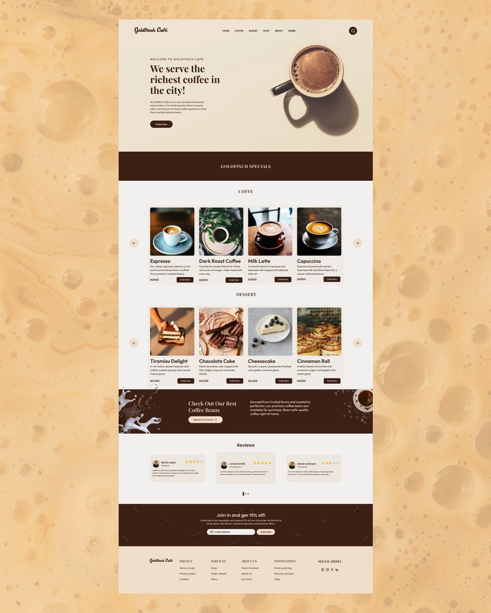 Naima538927's tweet photo. Would you grab a cup of coffee here?

#WebDesign #UIDesign #UXDesign #FrontendDeveloper #CoffeeWebsite #DesignInspiration #PortfolioProject #BuildInPublic
#tenjodesigns https://t.co/WgZmgMT7jv