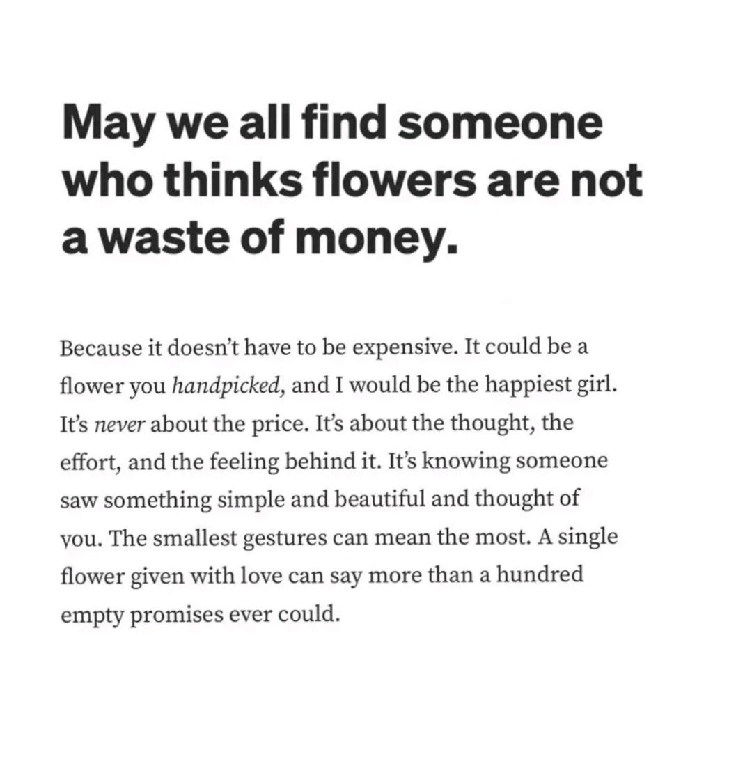Because it"s never about the price.