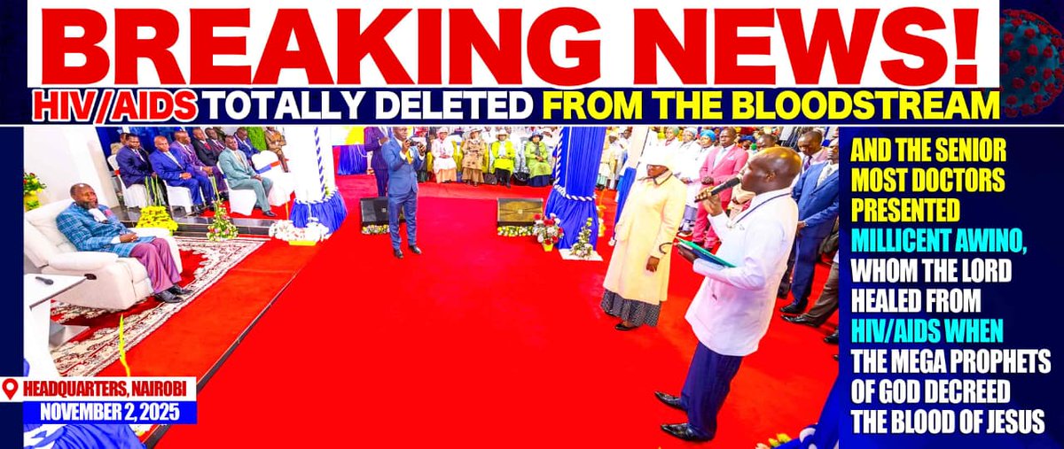 The healing of Hiv is an eye opener to this generation that Jesus is our refuge and our greatest hope.

This brings joy to the church of Christ.

#TopDrRespondsToKEMRI