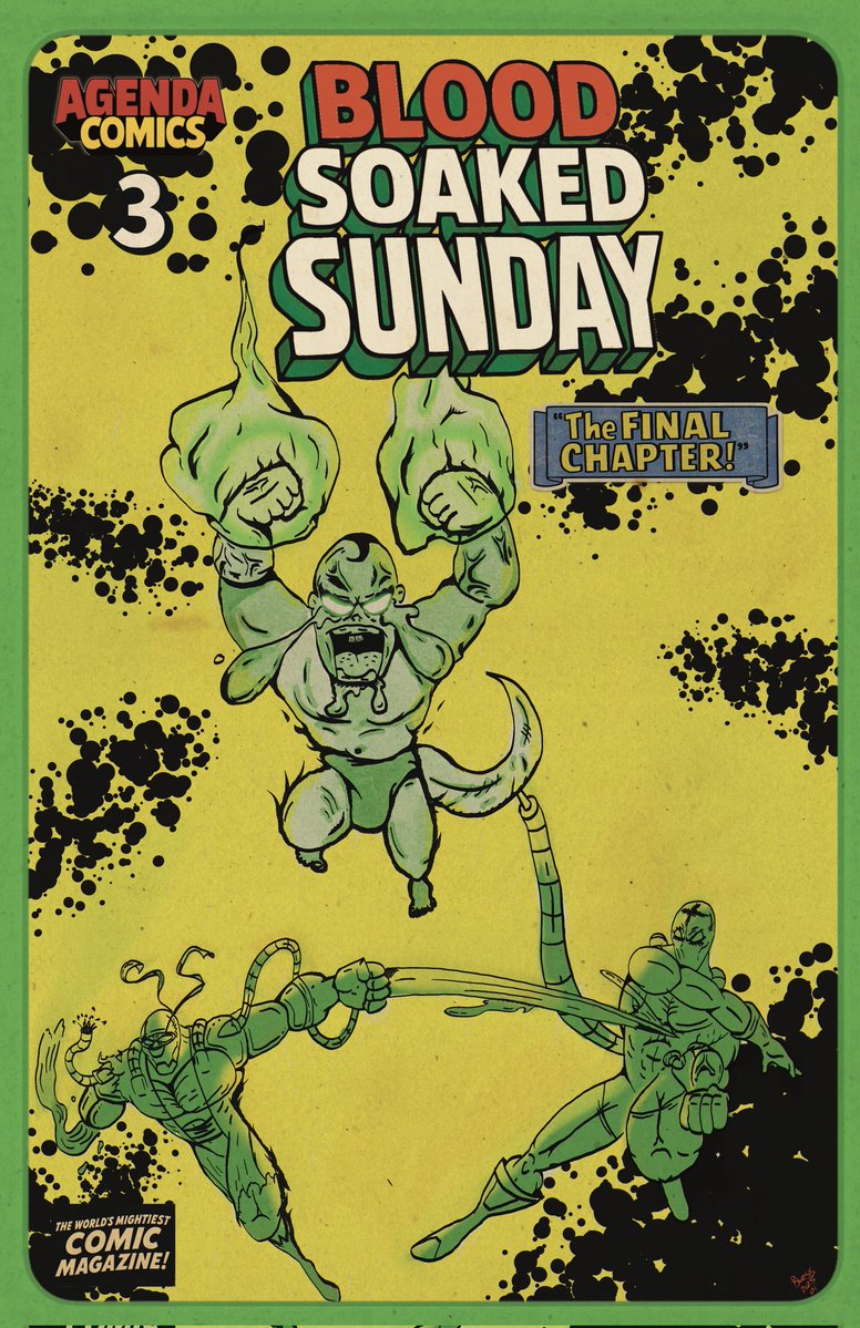 Agendacomics's tweet image. Swipe to see the transition from layout to final.

Tools
Saeki pencil 
Hunt sanded angle nib 
Watery sumi brush 

What is one tool in your process that changed your work the most?

#BehindTheScenes
#ComicArt
#ArtistProcess