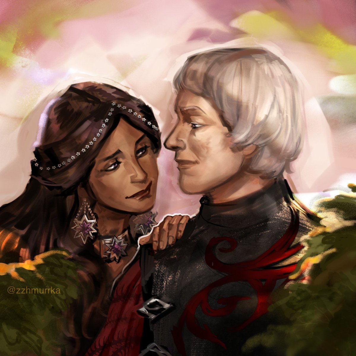 Young Dyanna Dayne and Maekar
(And nobody's gonna save him from me giving him this Sam's haircut)