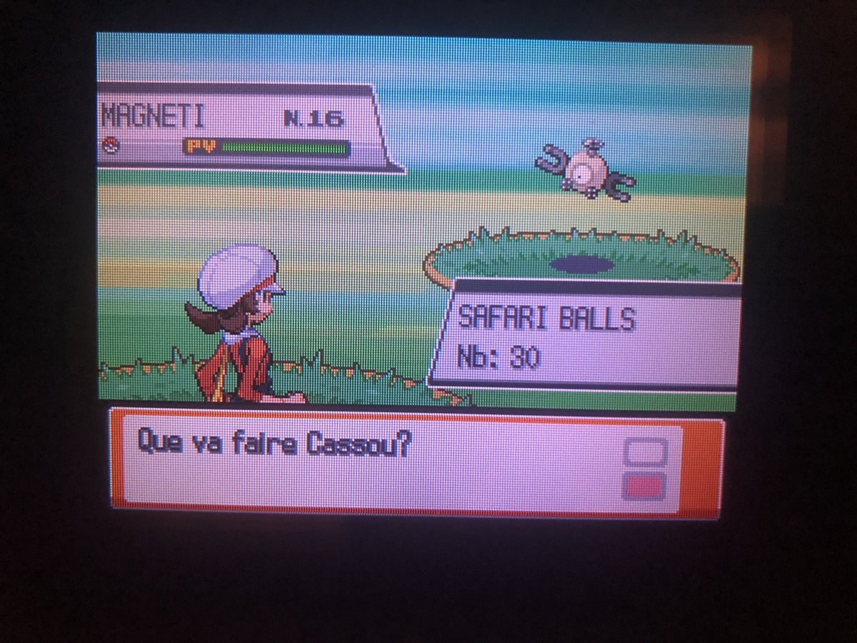 Hier soir, dernière soirée chez <a href="/Barpix74/">Barpix</a> qui se termine pour moi avec deux shinies supplémentaires sur la chasse de Kangourex

4ème Machoc en P9 en 2468 renc, capturé 
3ème Magneti en P10 en 2028 renc, capturé 

Beaucoup de chance, mais chasse retourne dormir quelques temps :B