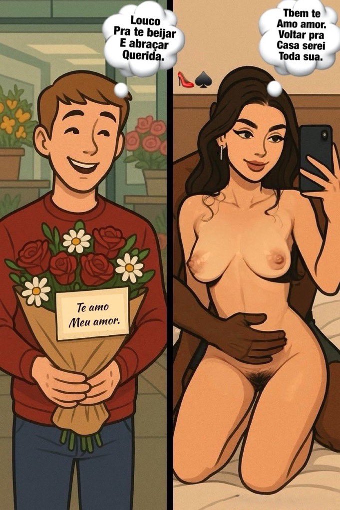 Isso retratada bem, o que acontece no relacionamento Cuckold/ Hotwife. Eu vivo situações assim, frequentemente com a minha Rainha <a href="/bandida_bia/">Bia Bandida Hotwife ♠️</a>  ♠️❤️‍🔥