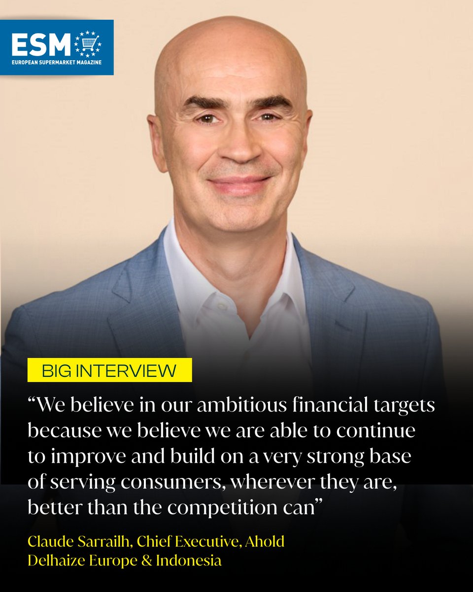 esm_magazine's tweet image. As @AholdDelhaize continues to expand its reach, Rose Costello meets Claude Sarrailh, chief executive of the retailer's operations in Europe and Indonesia.

esmmagazine.com/retail/intervi… #features #inspire #leadership #retail #insight