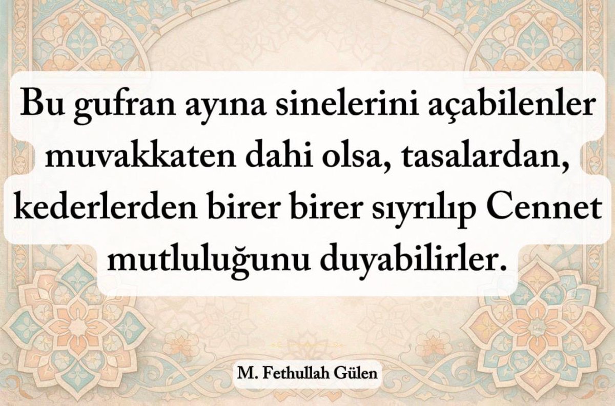 Fethullah Gülen tweet media