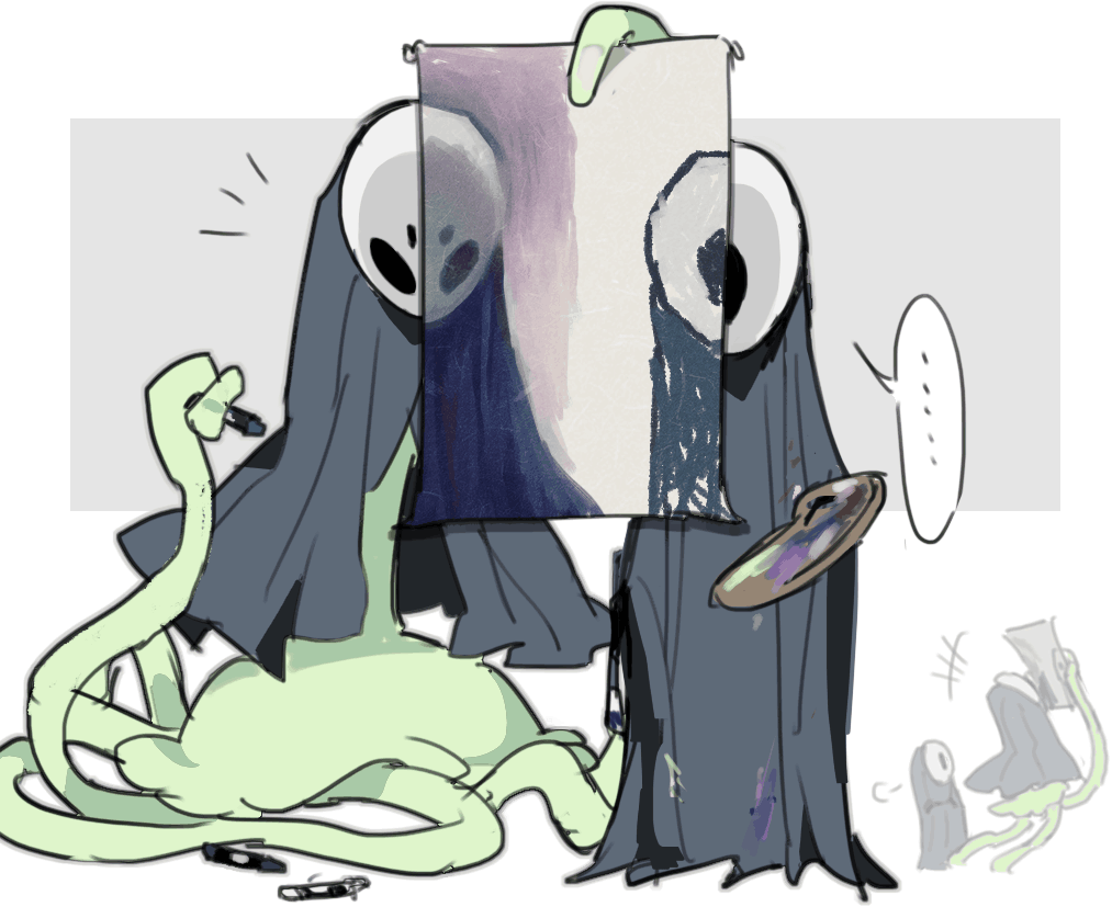 就是那个…交换画对方…。