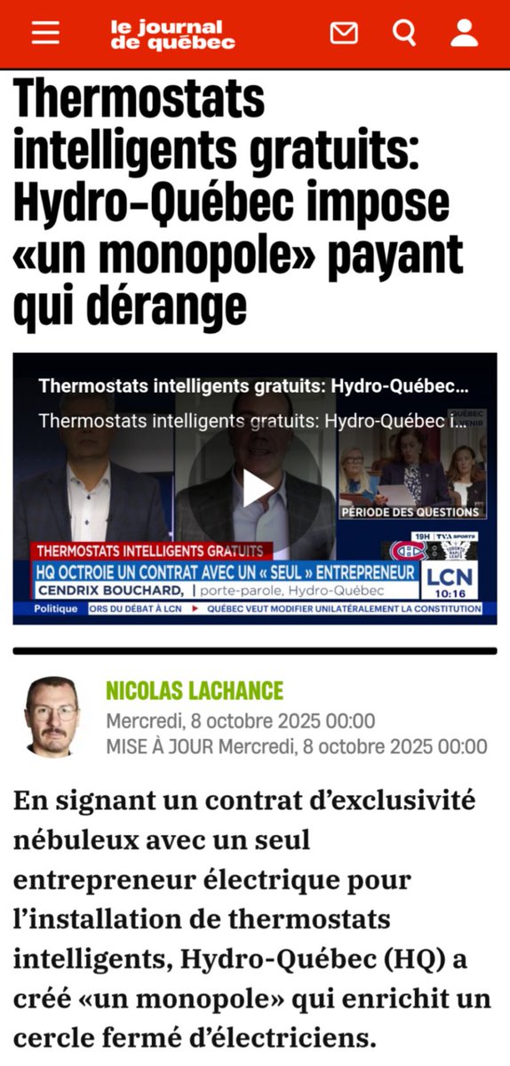 VueDuQuebec's tweet photo. Thermostats dit "intelligents" hors de votre contrôle.
Quand c'est gratuit, c'est vous le produit. https://t.co/7t4pyL10Eh