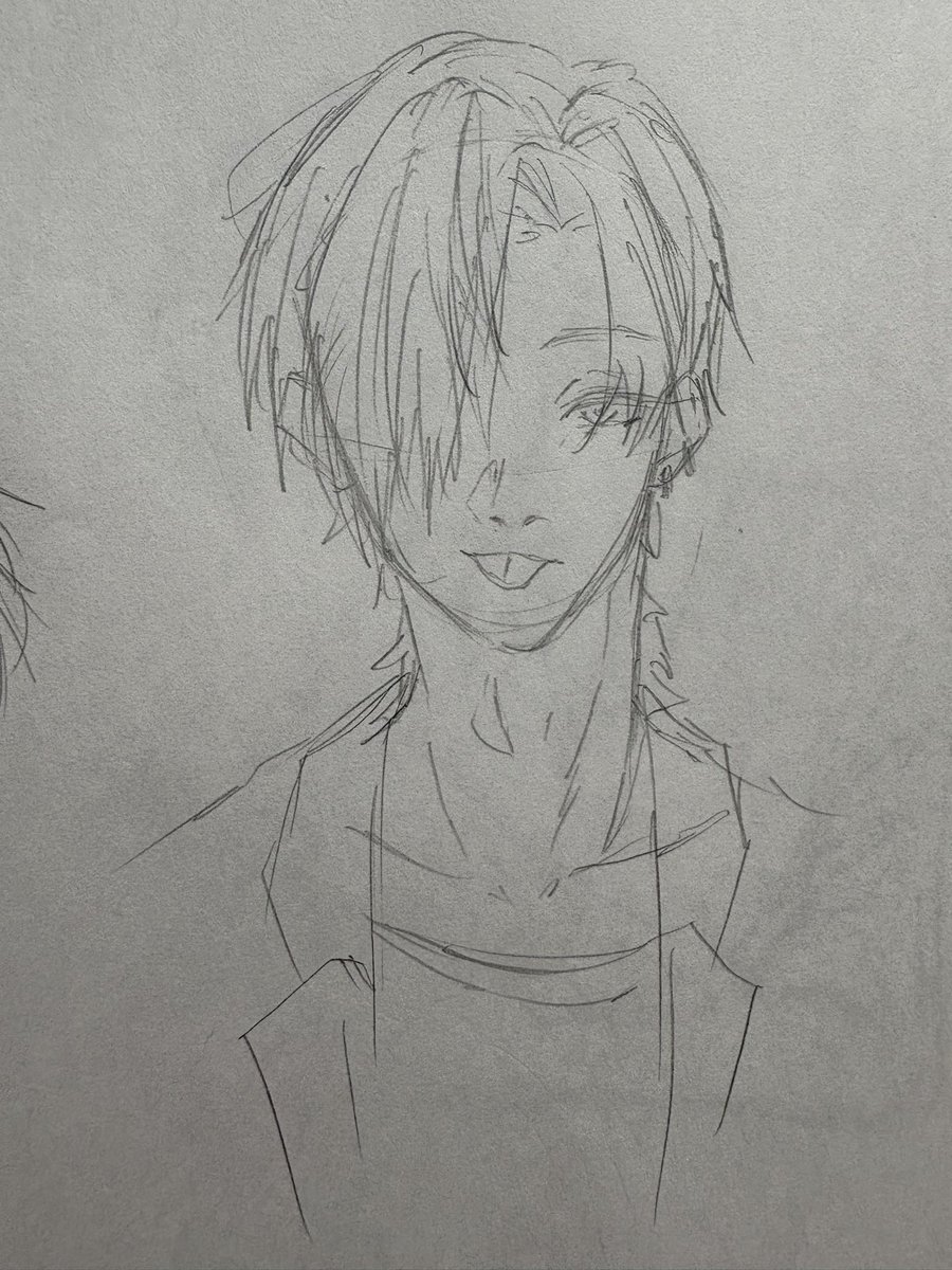 久々にアナログした
中学の時に産んだキャラだな