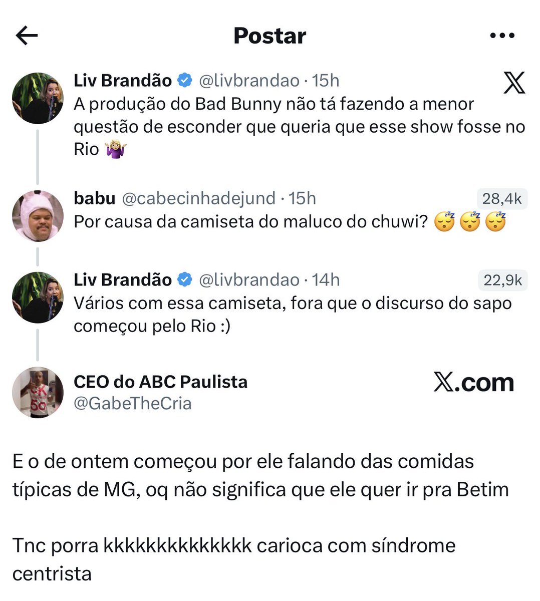 Lugar maravilhoso o Twitter