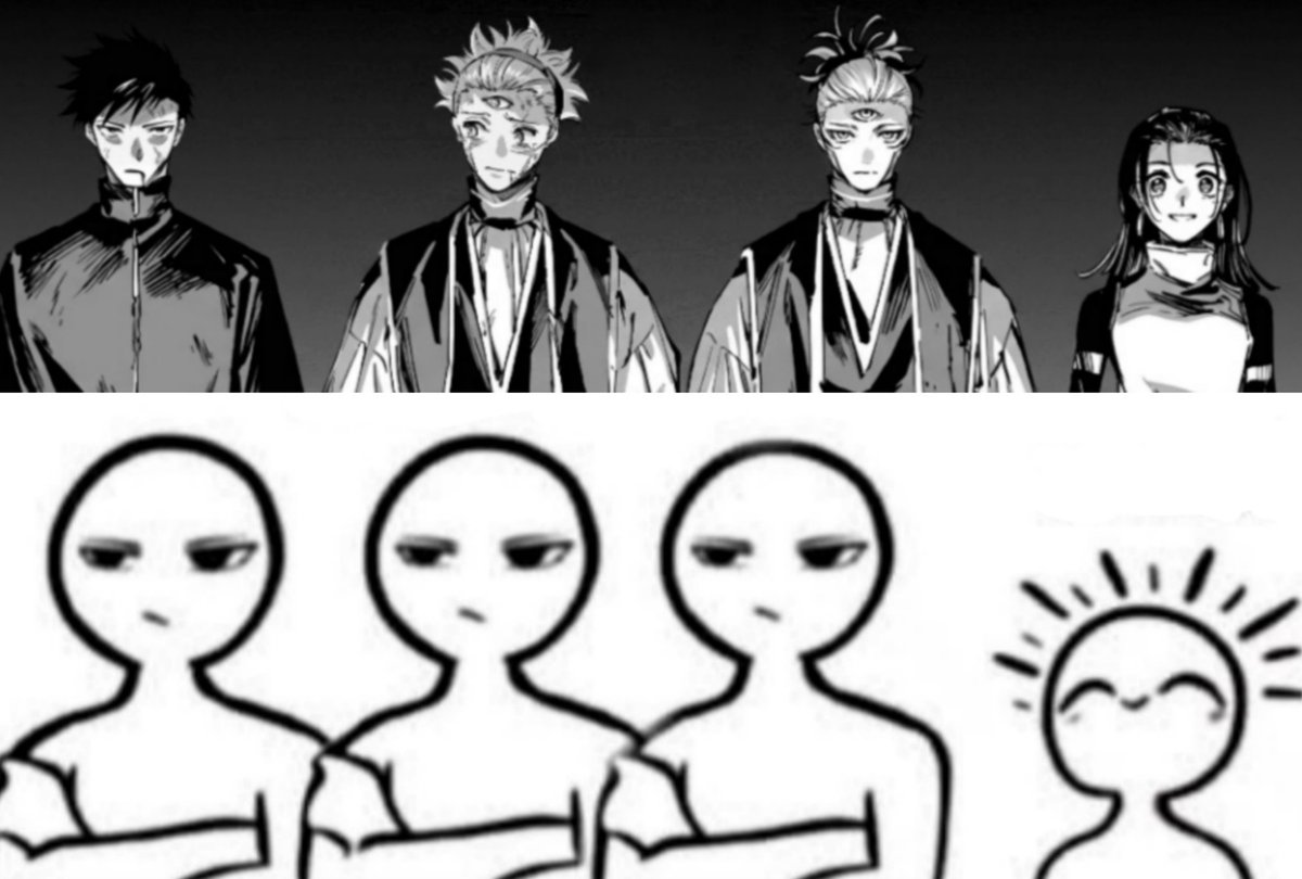 the way everyone looks so serious and then there's yuka😭😭🥹